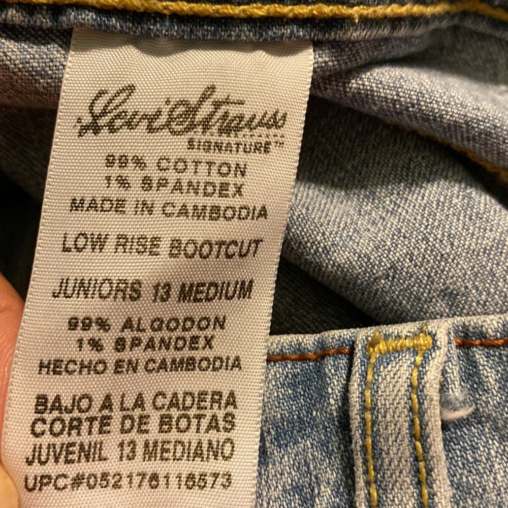 Y2K Vintage Levi’s Straus Lowrise Bootcut Jeans size 13 - Picture 15 of 16